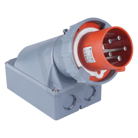 Nástěnná přívodka 5x63A/IP67 TP ELECTRIC 563-6-PN-G
