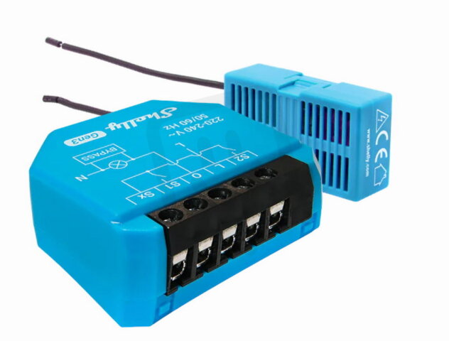 Spínací modul SHELLY 1L GEN3 bez potřeby neutrálního vodiče, WLAN, Bluetooth
