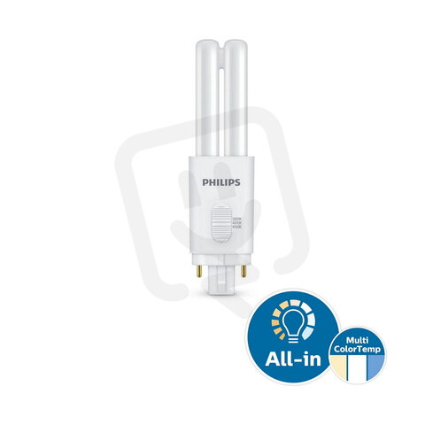 Světelný zdroj CorePro LED PLC 360D 5.5W 3CCT 4P G24q-1 PHILIPS 872110314752300