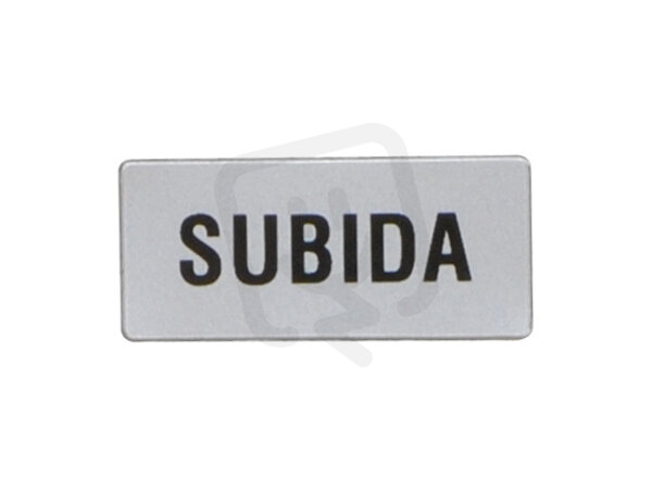 Lovato LPXAE231 Štítek ''SUBIDA''