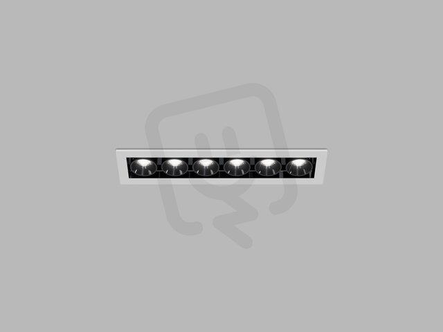 Zápustné svítidlo RIVA MINI 6, W TRIAC 10W 2700K/3000K/4000K UGR bílá 2560271DT