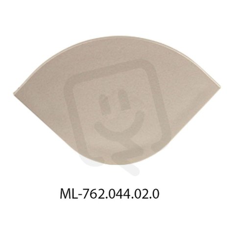 Koncovka pro RL bez otvoru, stříbrná barva, 1 ks MCLED ML-762.044.02.0