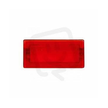 Merten Vkládací symbol (pro kryty spínačů) červený průhledný SCHNEIDER MTN395900