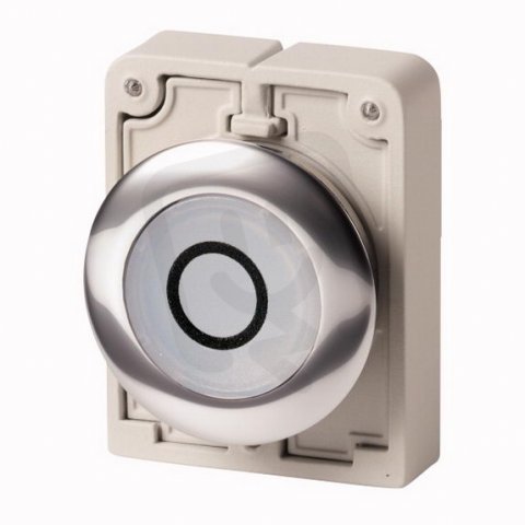 Eaton M30C-FDL-W-X0 Ovládací hlavice tlačítka, prosvětlené, bez aretace, O bílá