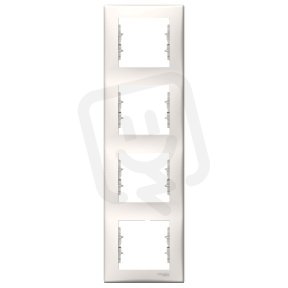 Sedna Rámeček čtyřnásobný vertikální, Cream SCHNEIDER SDN5802023