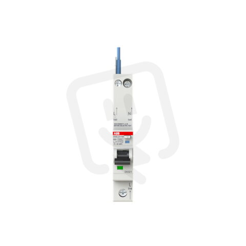 ABB DSE201 M B50 AC10 kombinace jistič/chránič 1P+N 1M 10kA 50 A 10 mA B AC