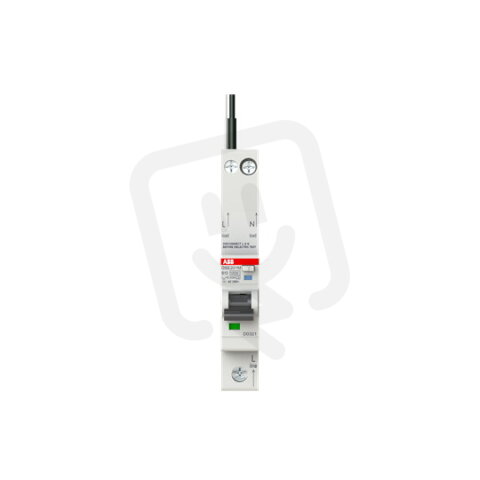 ABB DSE201 M B10 AC30 kombinace jistič/chránič 1P+N 1M 10kA 10A 30mA B AC