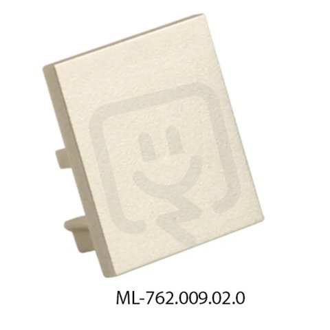 Koncovka bez otvoru pro PB, stříbrná barva, 1 ks MCLED ML-762.009.02.0