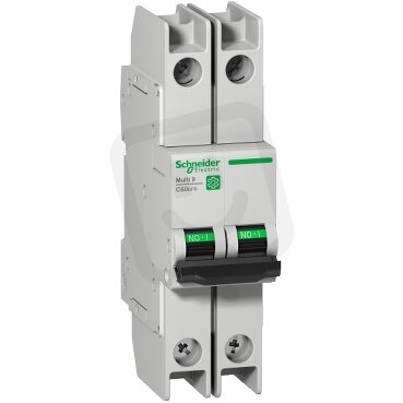 Jistič Multi9 C60BPR 2P D 30A 10kA 480Y/277V UL489 kabel. oka SCHNEIDER M9F53230