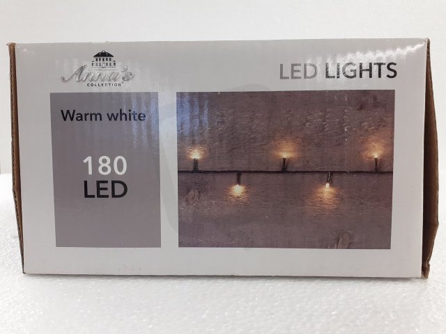Vánoční řetěz LED venkovní, 16,5m, 180LED, teplá bílá