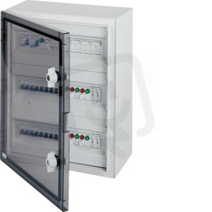 Rozvaděč nástěnný vector, IP65, 2-řadý, 20 mod., průhl. dvířka, 350x250x160