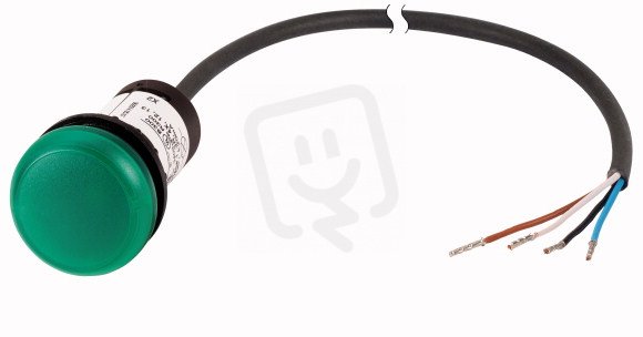 Eaton C22-L-G-24-P65 Kompaktní zapuštěná signálka , 24V AC/DC, zelená