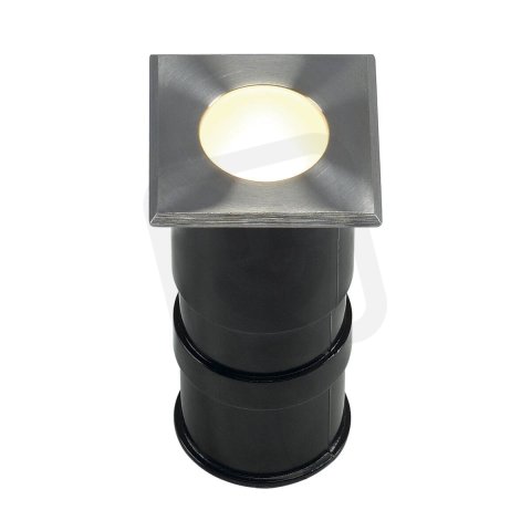 POWER TRAIL-LITE square, nerezová ocel 316, 1 W LED, 3000 K, IP 67 SLV 228342