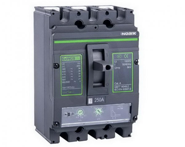 Kompaktní jistič NOARK 111939 EX9M2H TM AC MCCB, velikost M2, 100kA, 180A, 3P