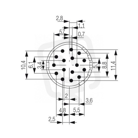 kontakt SAI-M23-SE-16-F WEIDMÜLLER 1224240000