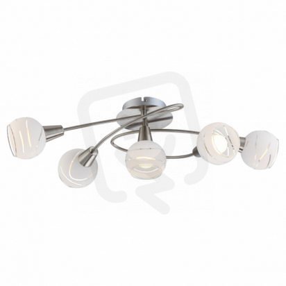 Stropní svítidlo matný nikl 5xE14, Max. 40W 230V GLOBO 54341-5O