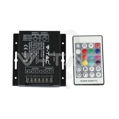 LED RGBW Sync Controller with 24B BF Dimmer, VT-2424 V-TAC SKU3338