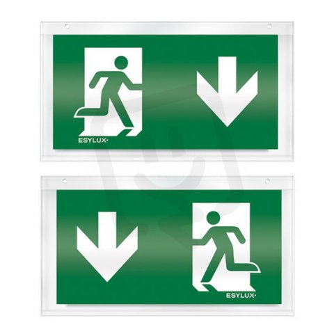 EsyLux EN10031137 Piktogram SLD SYMBOL 2-SIDE DOWN