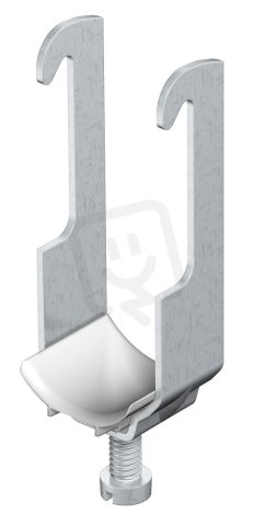 Třmenová příchytka OBO 2056W 28 ALU jednoduchá 22-28mm Hliník Alu