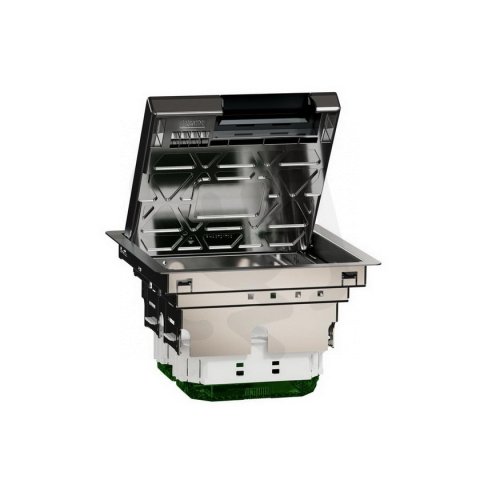 Unica System+ Podlahová krabice M kovová 4 moduly 45x45 SCHNEIDER INS52121