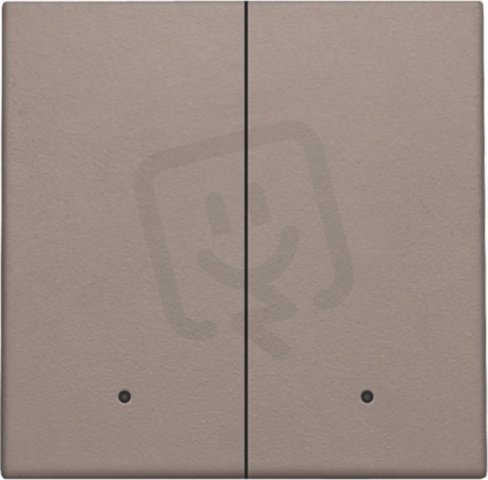 Smart Switch kolébka 2x1/2 + 2xLED-GREIGE NIKO 104-32004