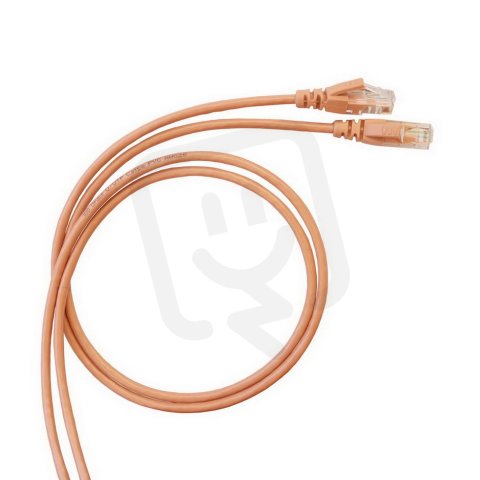 LINKEO C PATCH KABEL CAT.5E UTP STÍNĚNÝ ORANŽOVÝ DÉLKA 1M LEGRAND 632765