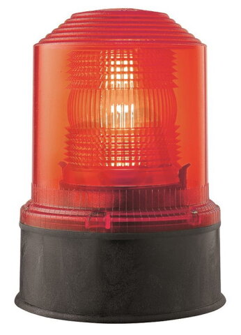 Xenonový rotační maják BLZ-R 7352, červený, ~240V (0,1A) GROTHE 37352