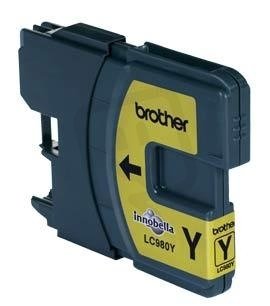 BROTHER LC-980Y (yellow, 260 str.@ 5%, draft)