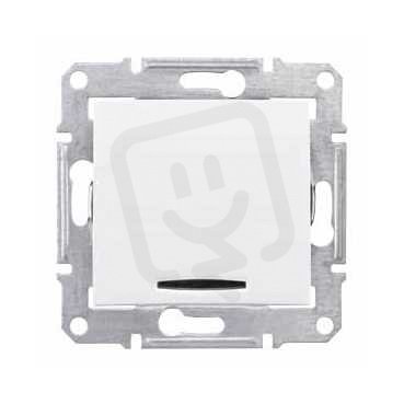 Sedna Přepínač střídavý se signalizační kontrolkou 6Ss Polar SCHNEIDER