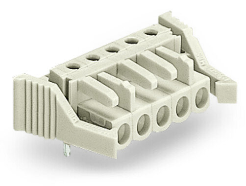 Pružinová svorkovnice THT úhlová 5 mm šedá 20pól. WAGO 722-250/039-000