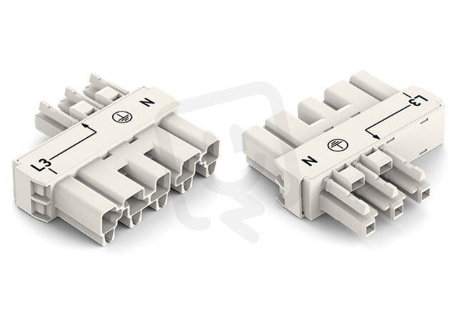 Spojka 5pól./3pól. Kód. A bílá WAGO 770-953