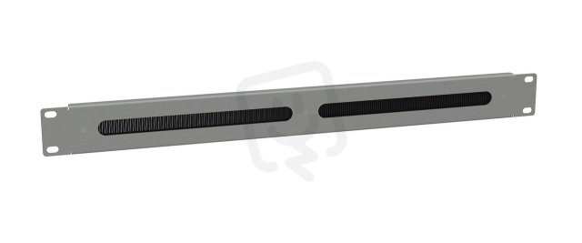 PRP-průchozí panel s kartáči 1U, RAL 7035 SOLARIX 86031053
