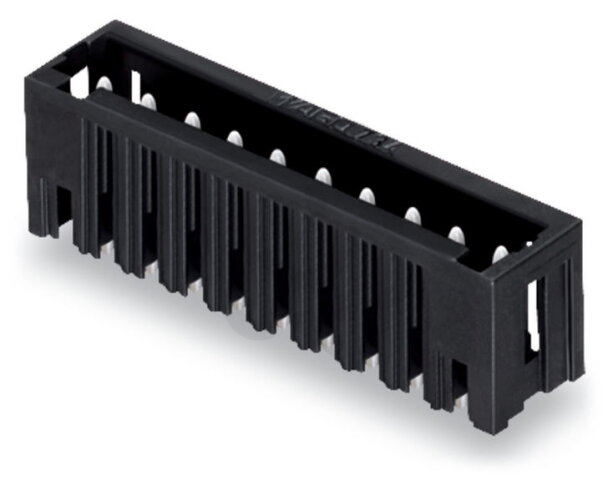 Konektor s pájecími piny THR pájecí kontakt 1,0x1,0mm rovné černá 16pól.