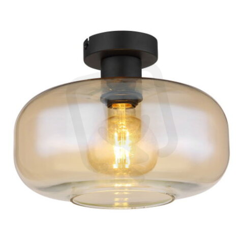 Stropní svítidlo GIUSEPPE černá 1xE27 40W 230V GLOBO 15566DA