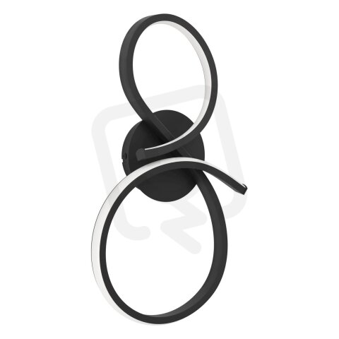 Nástěnné svítidlo SERPINS LED černá/bílá 11,4W IP20 EGLO 901268