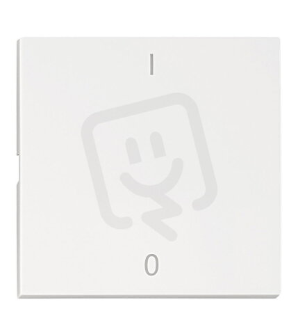 Kryt spínačů a ovladačů, symbol 1/0, bílý SCHRACK EV102217--