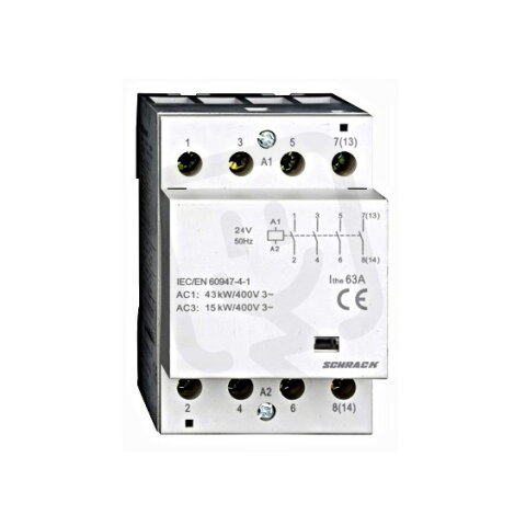 Instalační stykač 40 A, 4R (4NC), 230 V AC, 3TE SCHRACK BZ326459ME