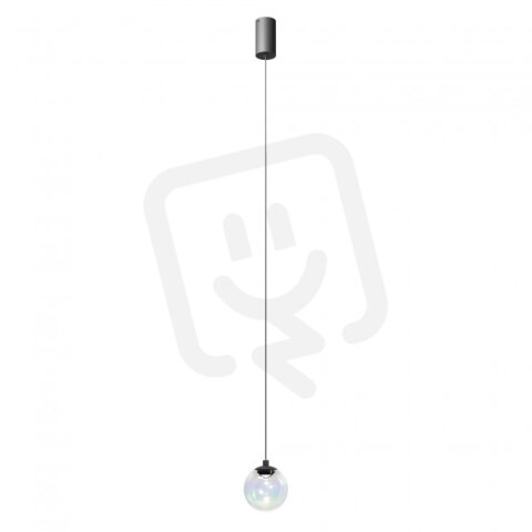 Závěsné svítidlo IRIDES SU LED 3W 3000K SBK/DICROIC REDO 01-3955