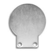 End cap E30 aluminium for profile PL9 in