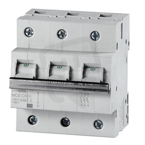 Jistič MCB C100A 3-pol 3pól., C-charakt., 100 A, 10 kA DOEPKE 09915311