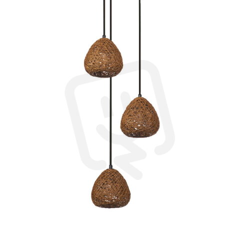 Závěsné svítidlo LEDVANCE Decor Paper Drop Pendant Plate 3XE27 Beige