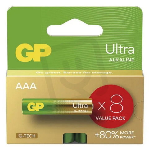 Alkalická baterie GP Ultra AAA (LR03) B02138