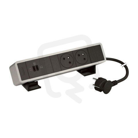 ONDESK 2X2PT USB CC 63W PD ČER/HLI