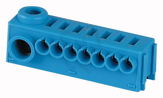 Eaton 178903 Bezšroubová svorkovnice 1xN pro KLV,1x2,5-25mm2 a 7x0,5-4mm2