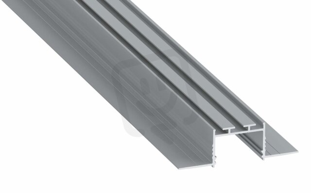 Vestavný hliníkový profil AL-PROFIL AKIN SILVER ANODIZED 2M GREENLUX GXLP2127