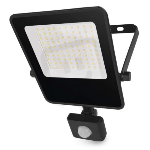 LED reflektor VISIO s pohybovým čidlem, 50 W, černý, neutrální bílá EMOS ZS2943
