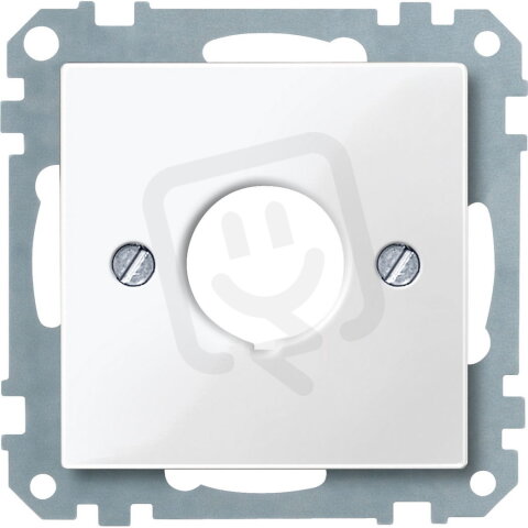 Centrální deska, Merten System M, pro ovládací prvky, polar white, lesklý plast