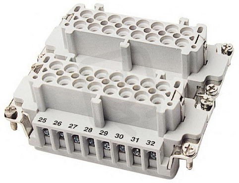 Walther 710132 B 32 Vložka konektoru se šroubovými dutinkami