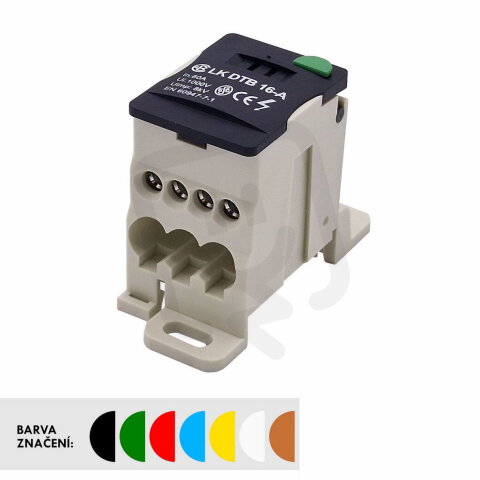 distribuční blok LK DTB 16-A ČN ELEKTRO BEČOV ULK016.20