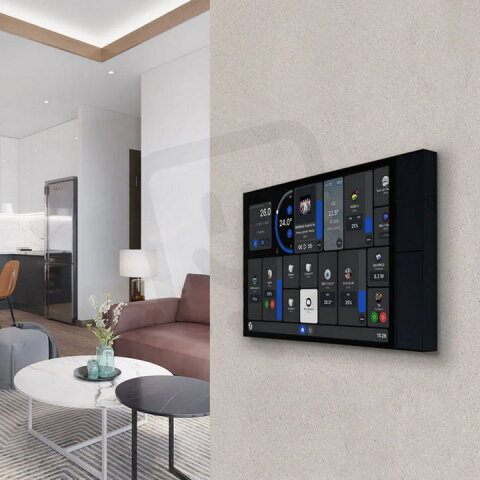 Nástěnný panel SHELLY WALL DISPLAY XL BLACK 10,1'', WiFi, BT, černá